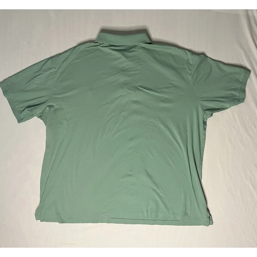Ralph Lauren Polo Shirt Men's Size 3XLT Mint Green Short Sleeve Cotton Pony